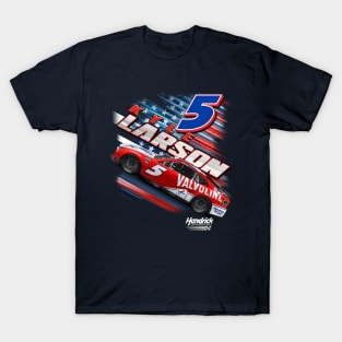 Kyle Larson #5 Valvoline Patriotic T-Shirt